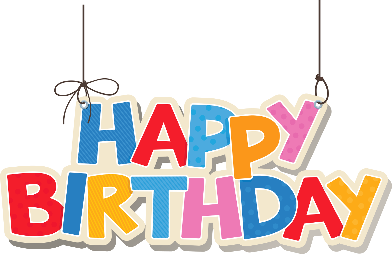a birthday card with the words happy birthday on it