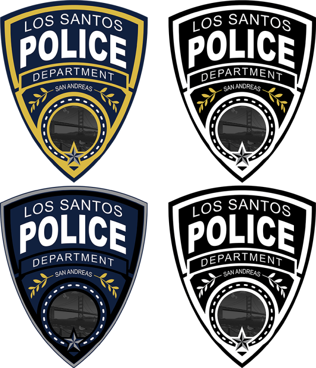 four logos for the oss police department
