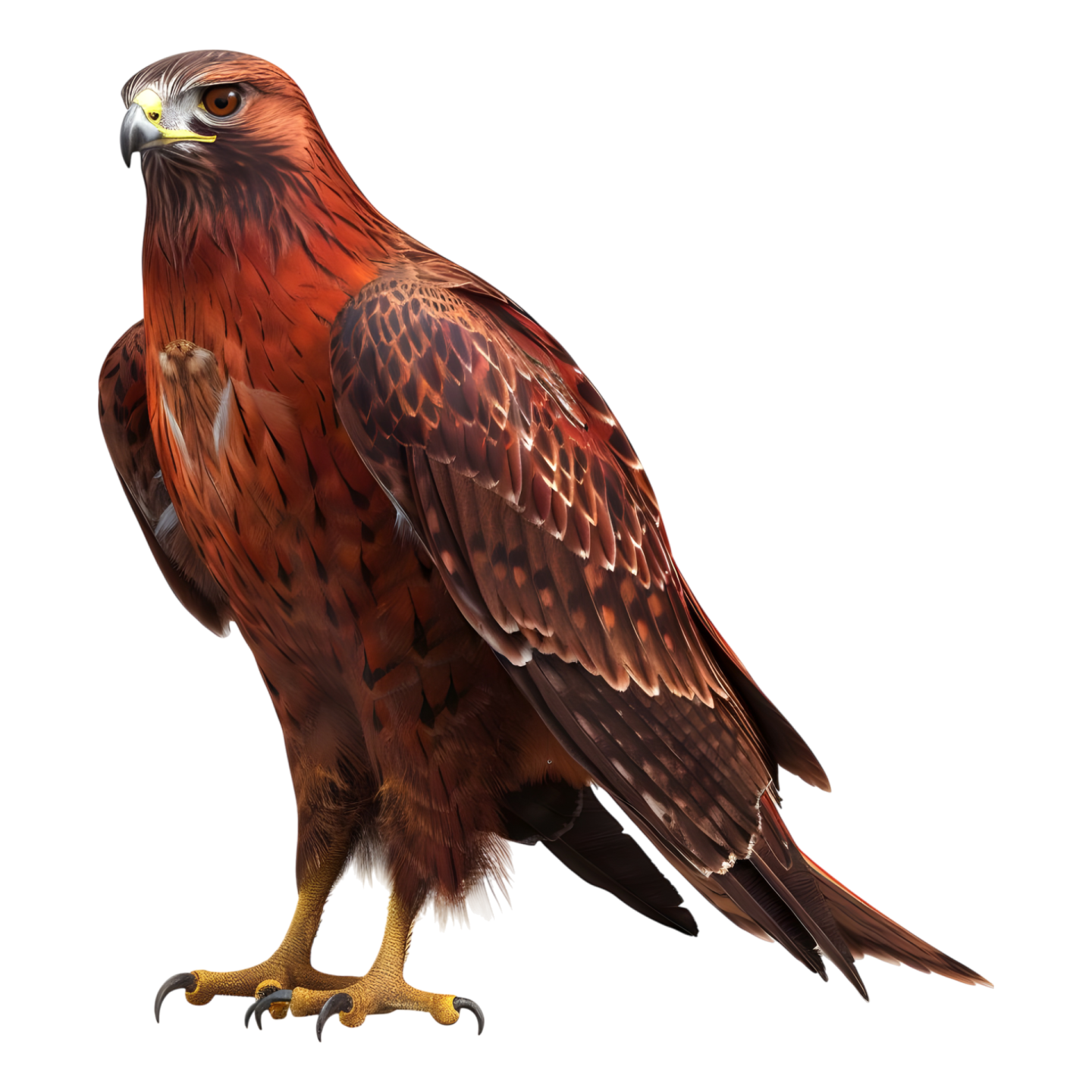 a close up of a bird on a white background