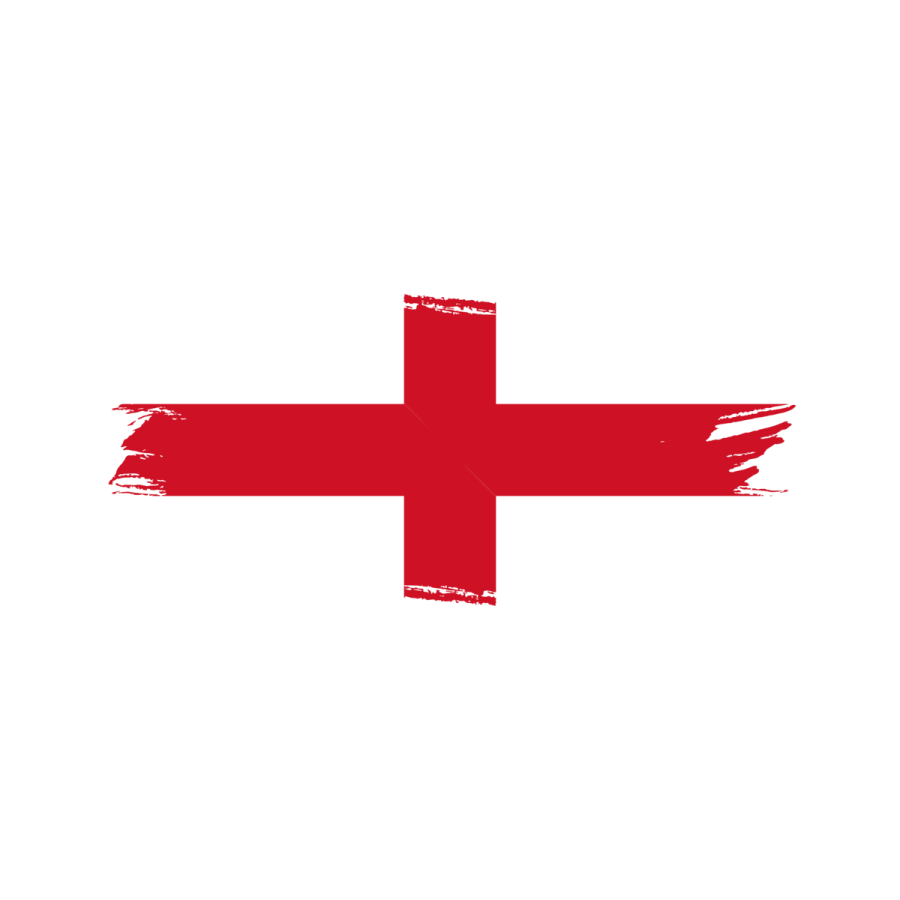 a red cross on a white background