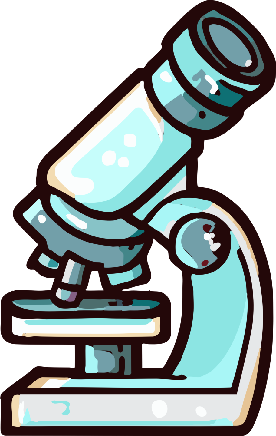 a microscope and microscope clipart