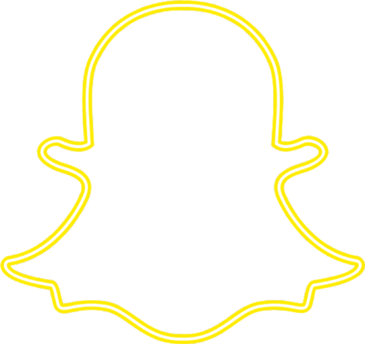 a line drawing of a yellow snap logo