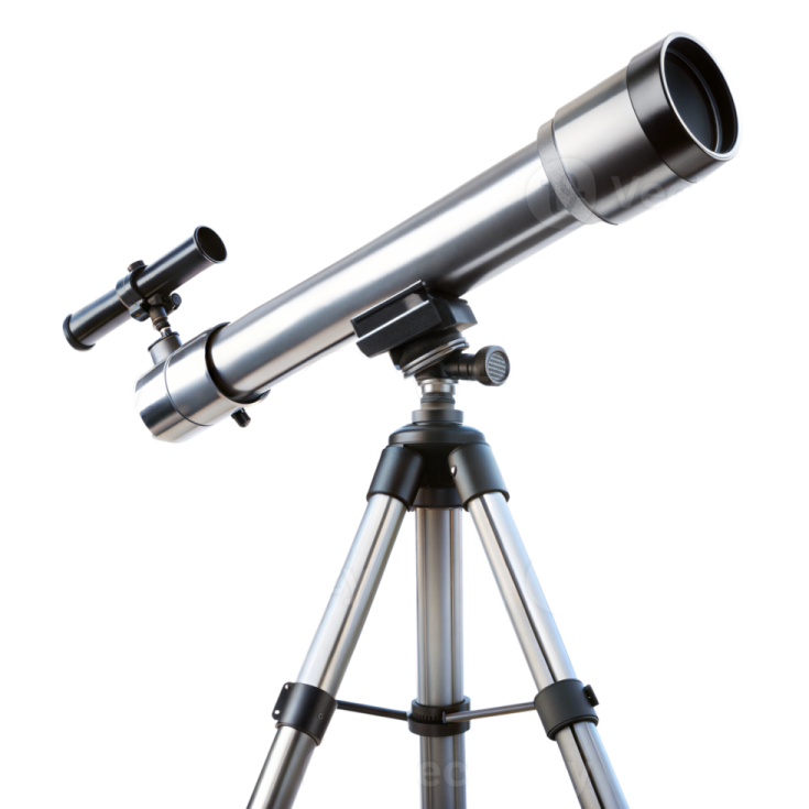 a telescope on top of a tripod