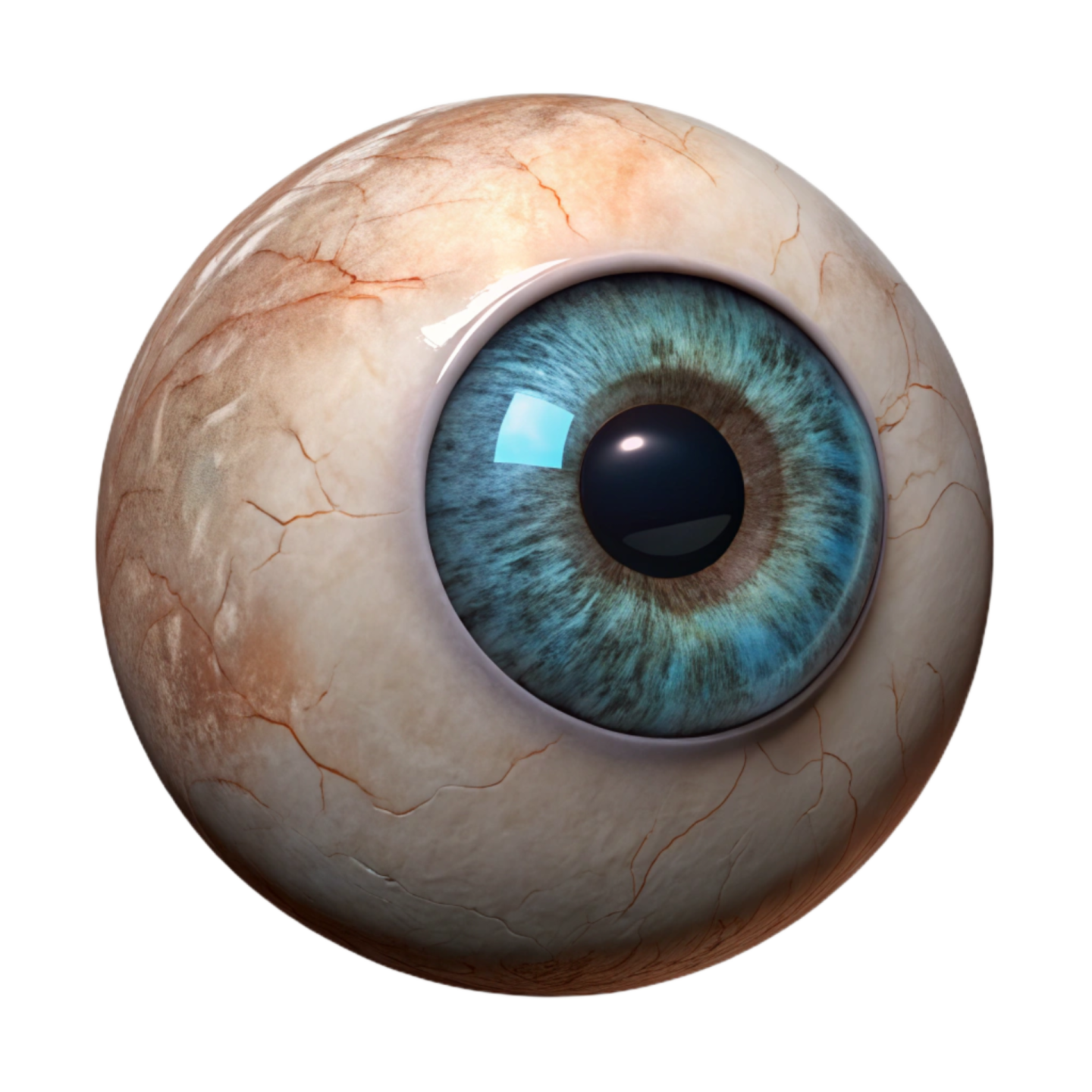 a close up view of an eye