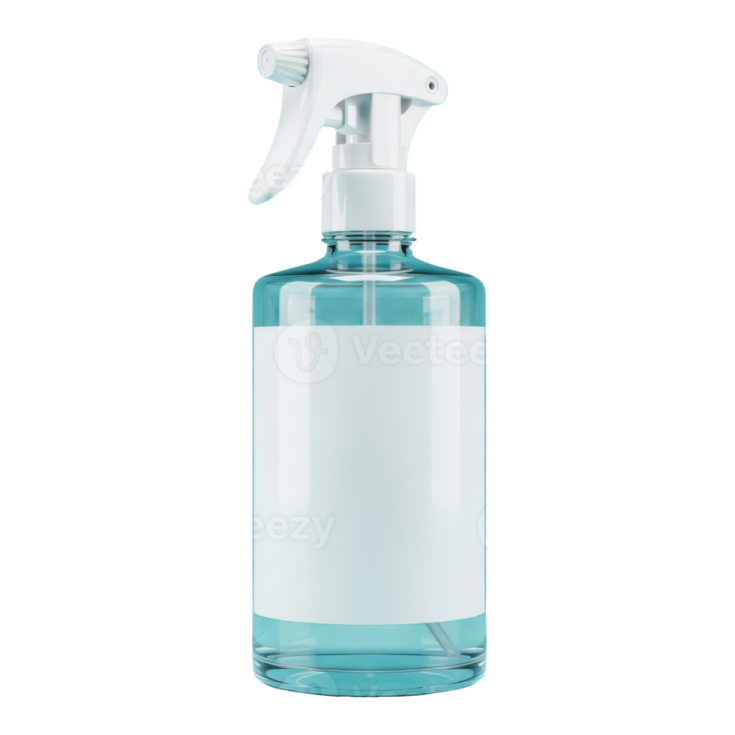 a bottle with a spray on it