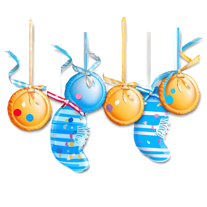 three christmas ornaments hanging on a white wall
