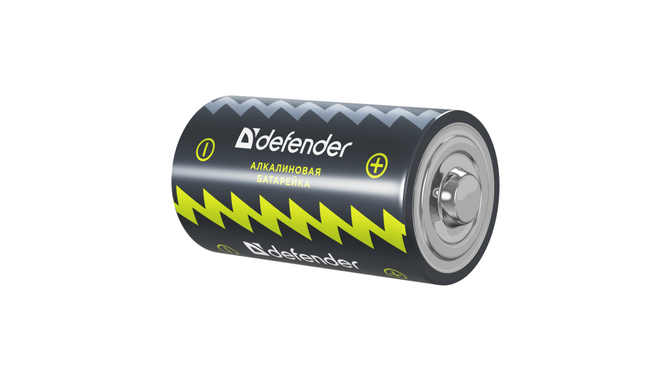 a black and yellow battery on a white background