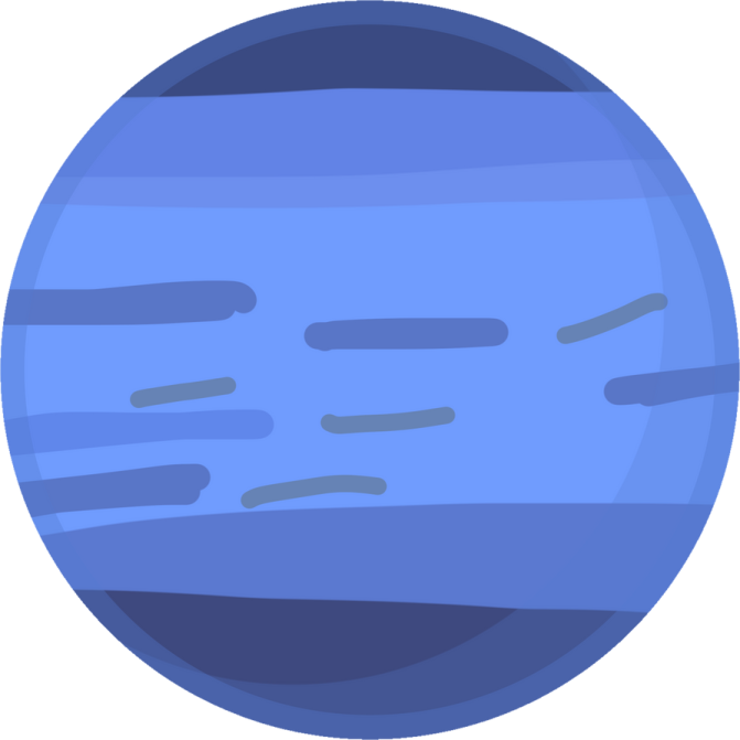 an image of a blue planet