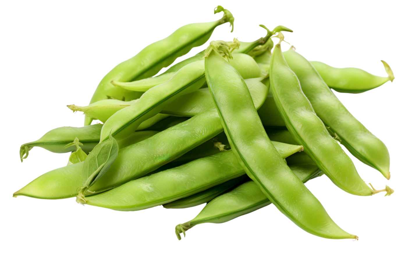 a pile of green beans
