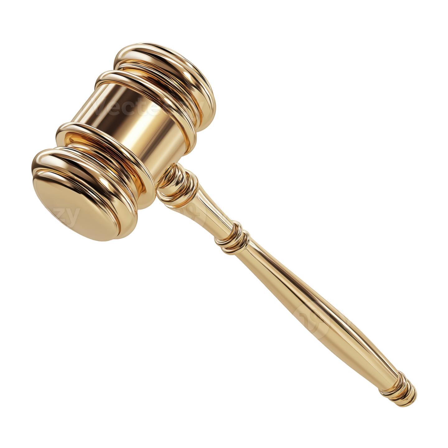 a judge's gavette on a white background