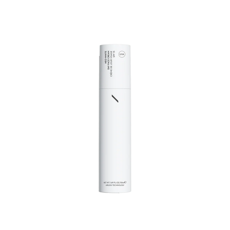 a white spray bottle with a black cap on it