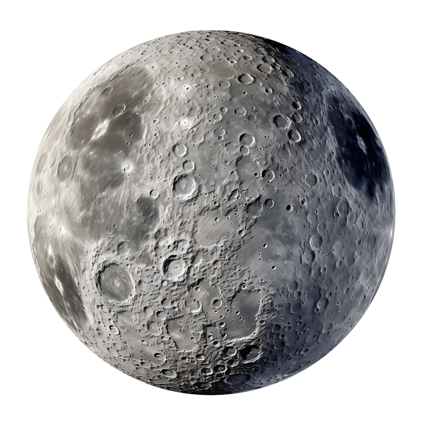 an image of the moon on a white background