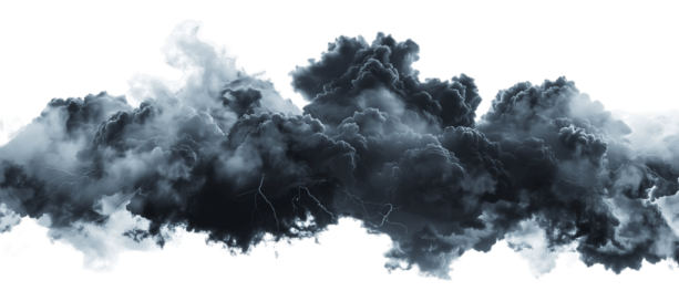 black smoke on white background