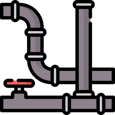 a black and white image of a pipe