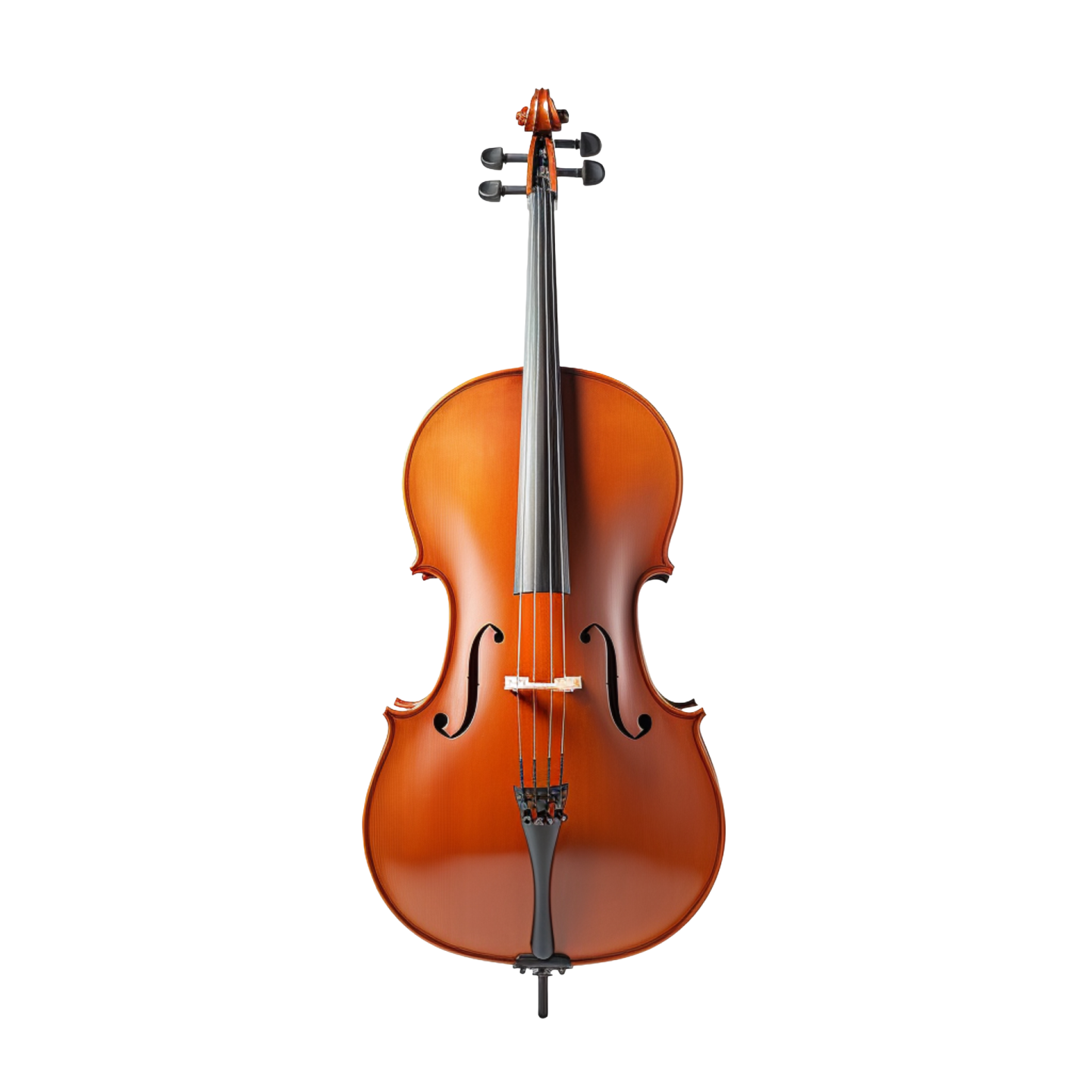 a violin on a white background
