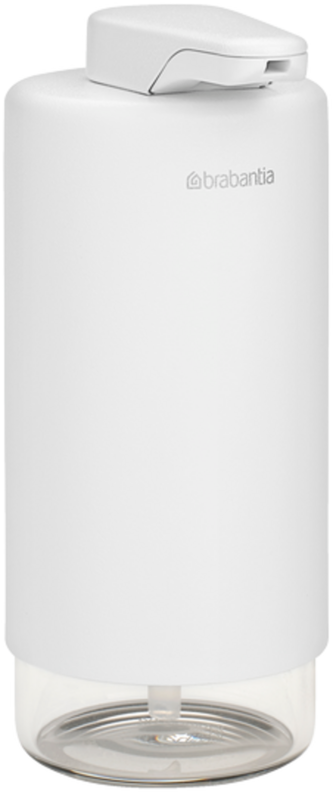 a white water bottle with the lid open