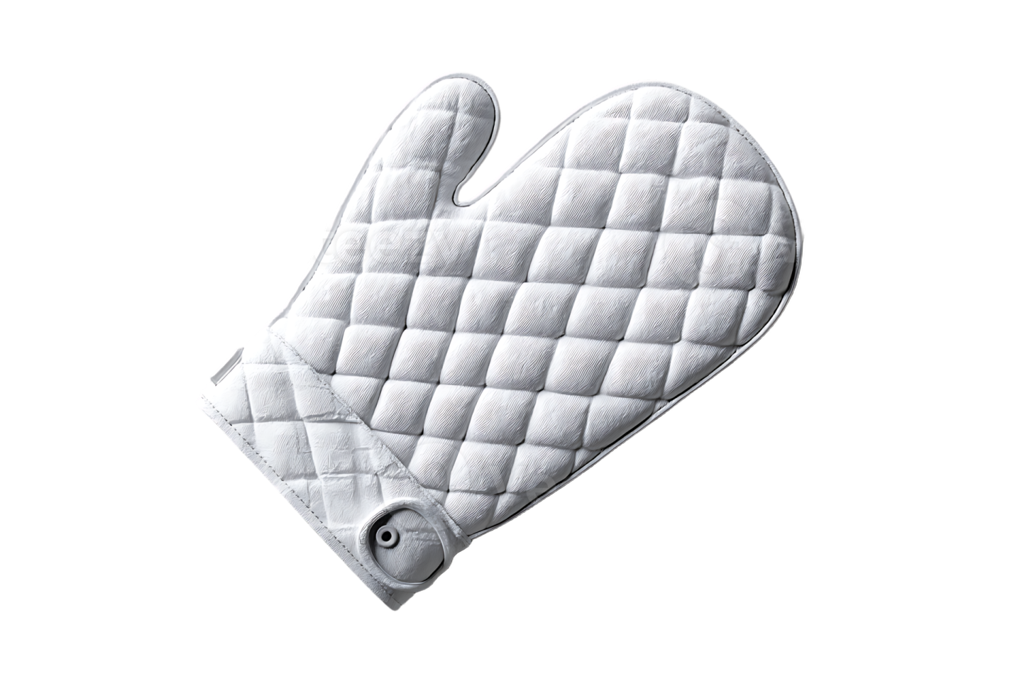 a pair of oven mits on a white background