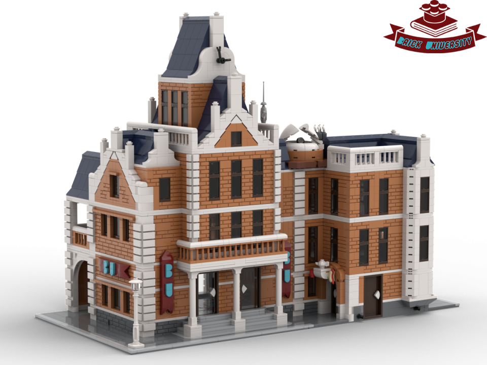 a building made out of lego bricks