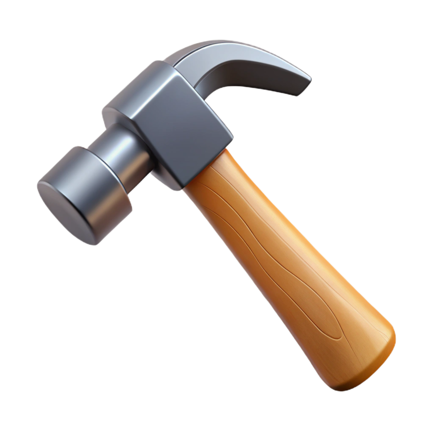 a hammer on a white background