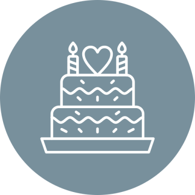 a cake with a heart on top