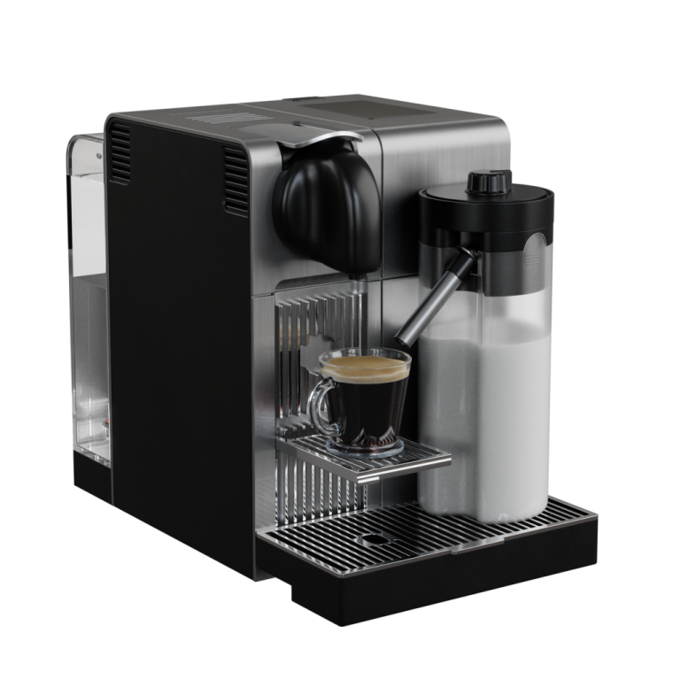 a coffee machine on a white background
