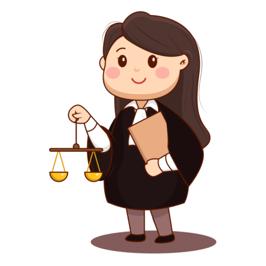 a woman in a black robe holding a scale of justice