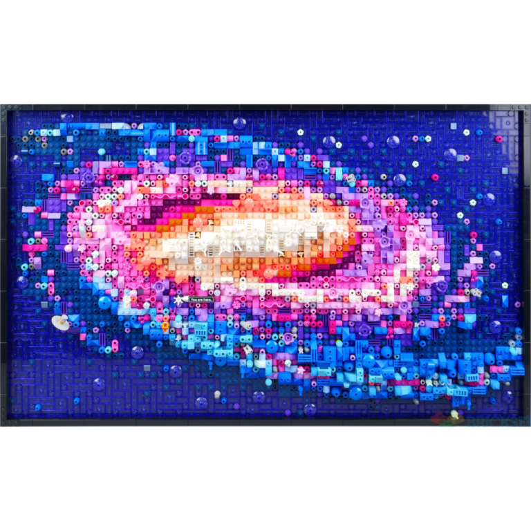 a painting of a pink and blue eye on a white background