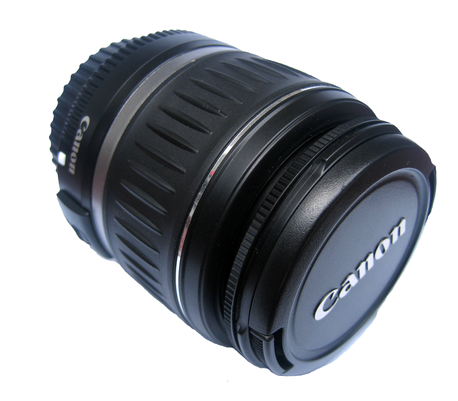 a close up view of a camera lens