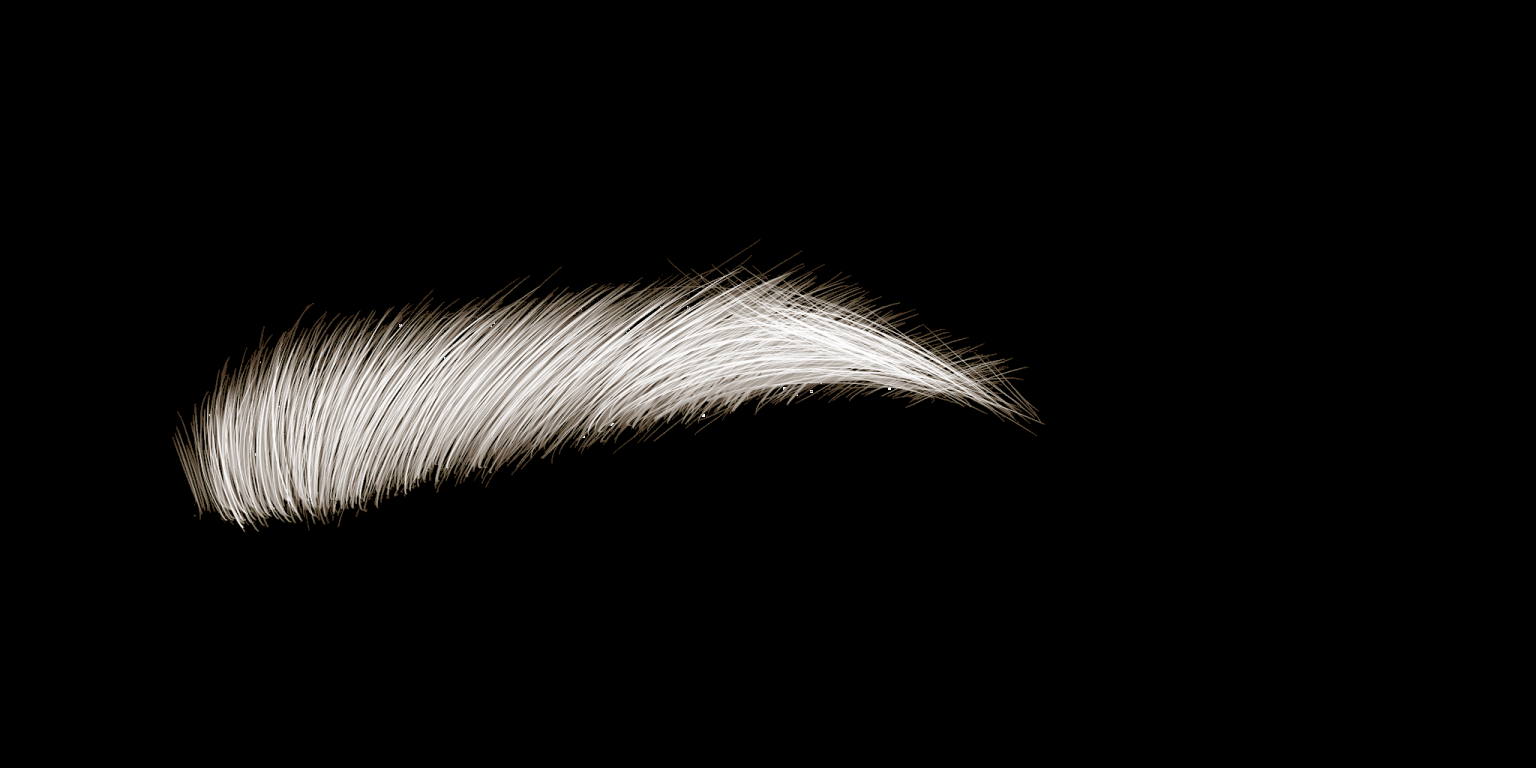 a white feather on a black background