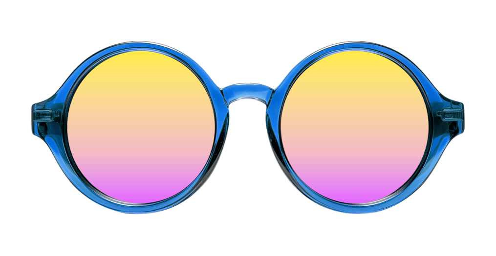 a pair of sunglasses on a white background