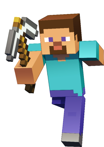 an image of a minecraft character with a sword