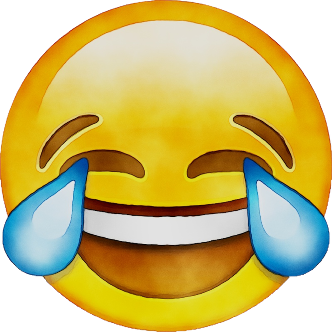 a smiley face with tears and tears
