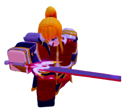 an image of a person holding a sword