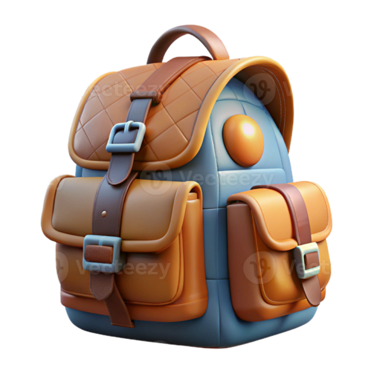 an image of a backpack on a white background