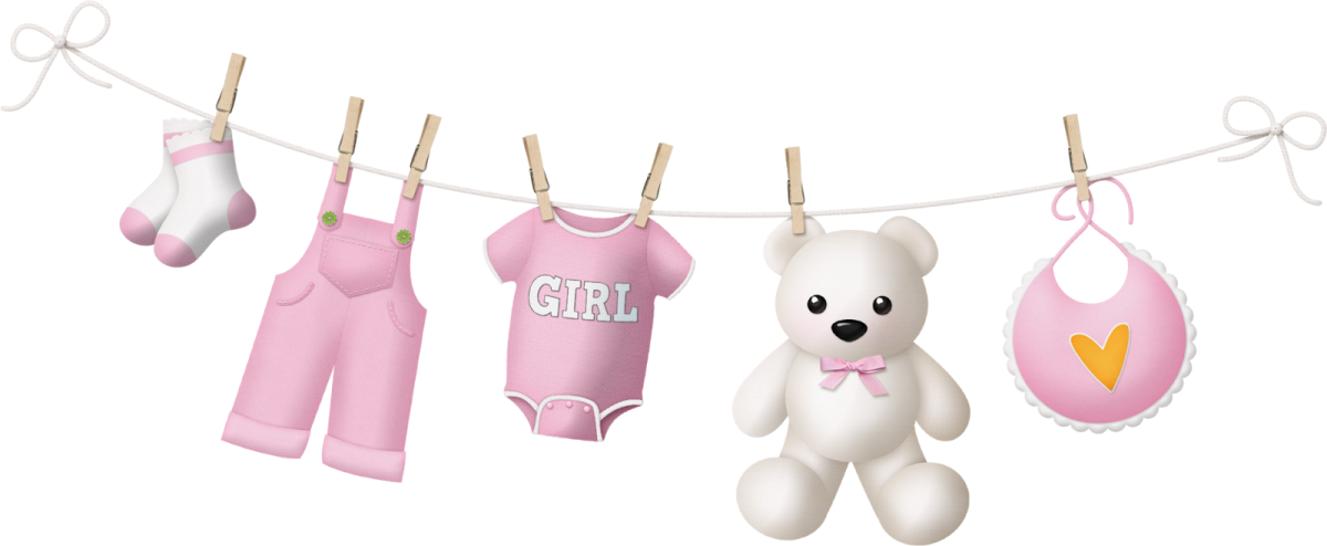 a teddy bear hanging on a clothes line