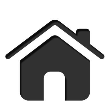a black and white house icon