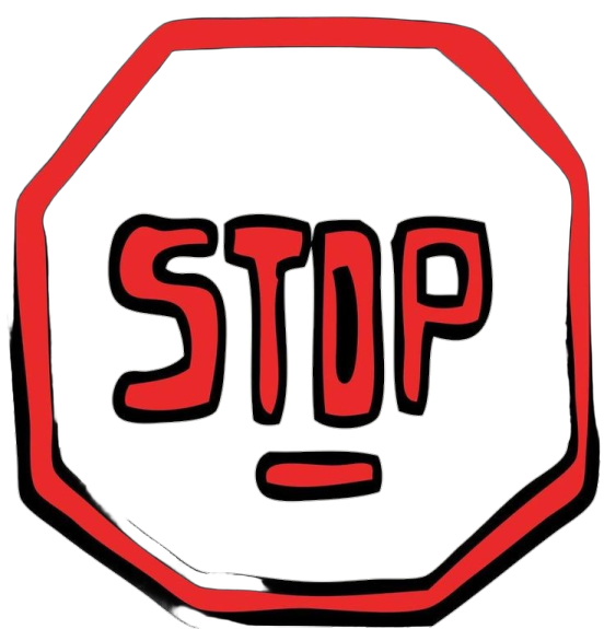 a stop sign with the word stop written on it