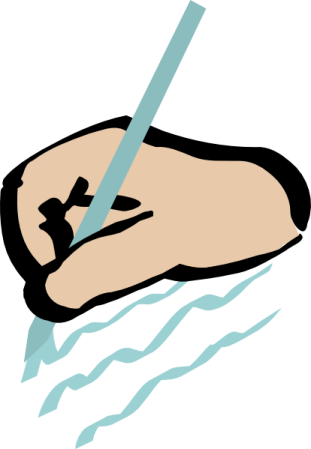 a person's hand holding a pencil