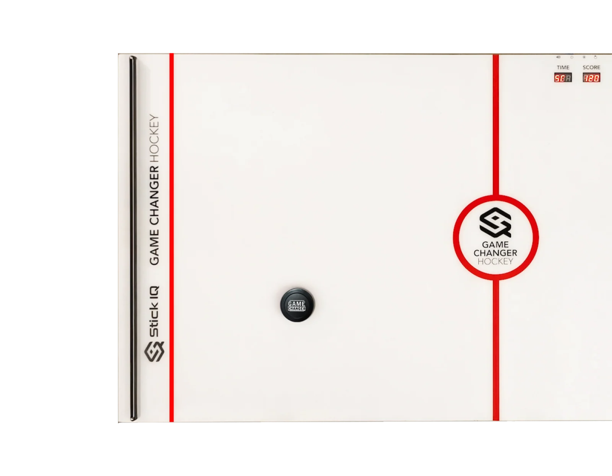 a white box with a red line on it
