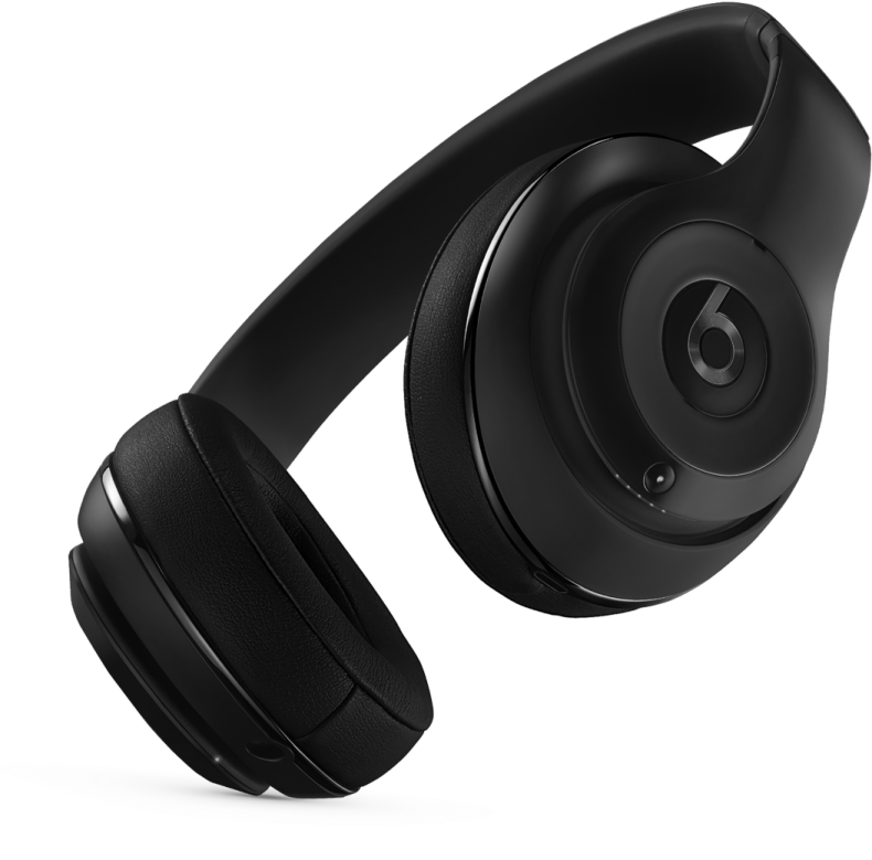 a pair of beats on - ear headphones