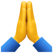 a pair of hands folded in prayer