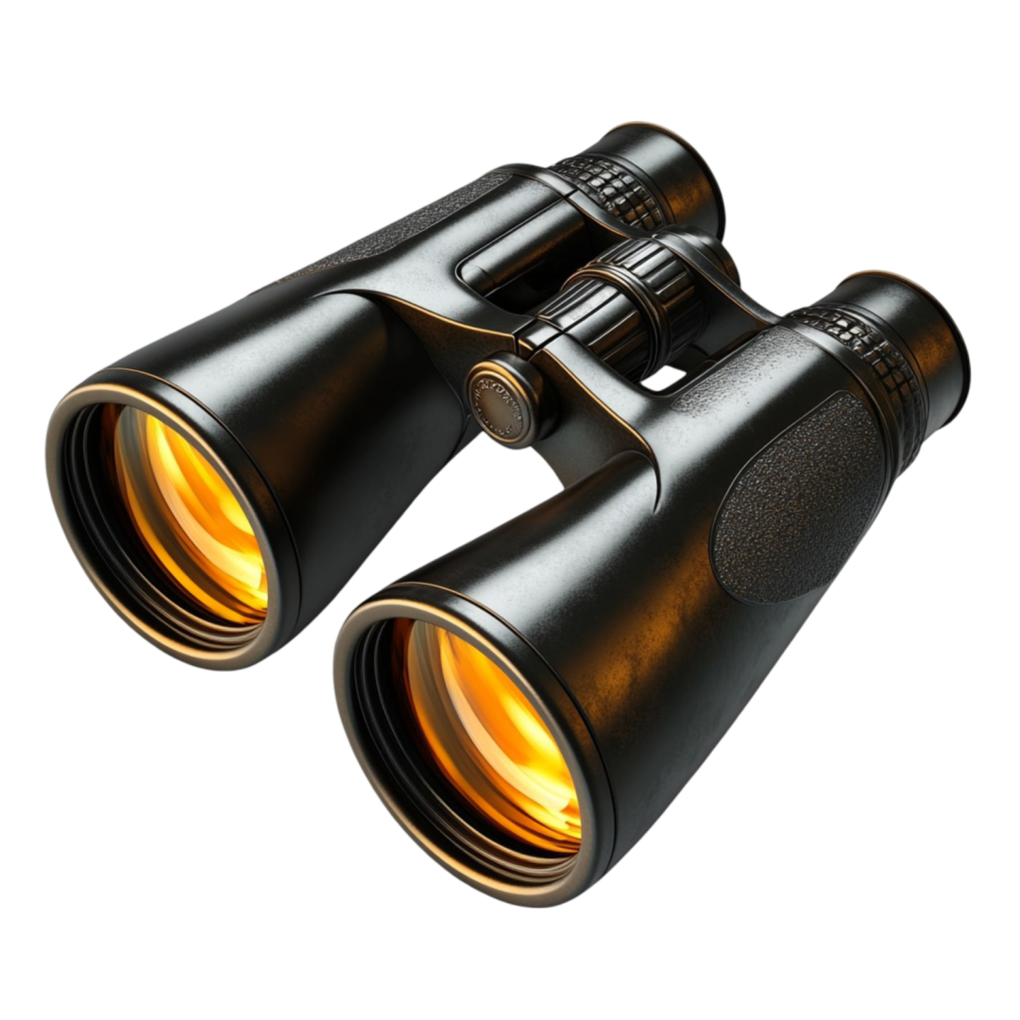 a pair of binoculars on white background