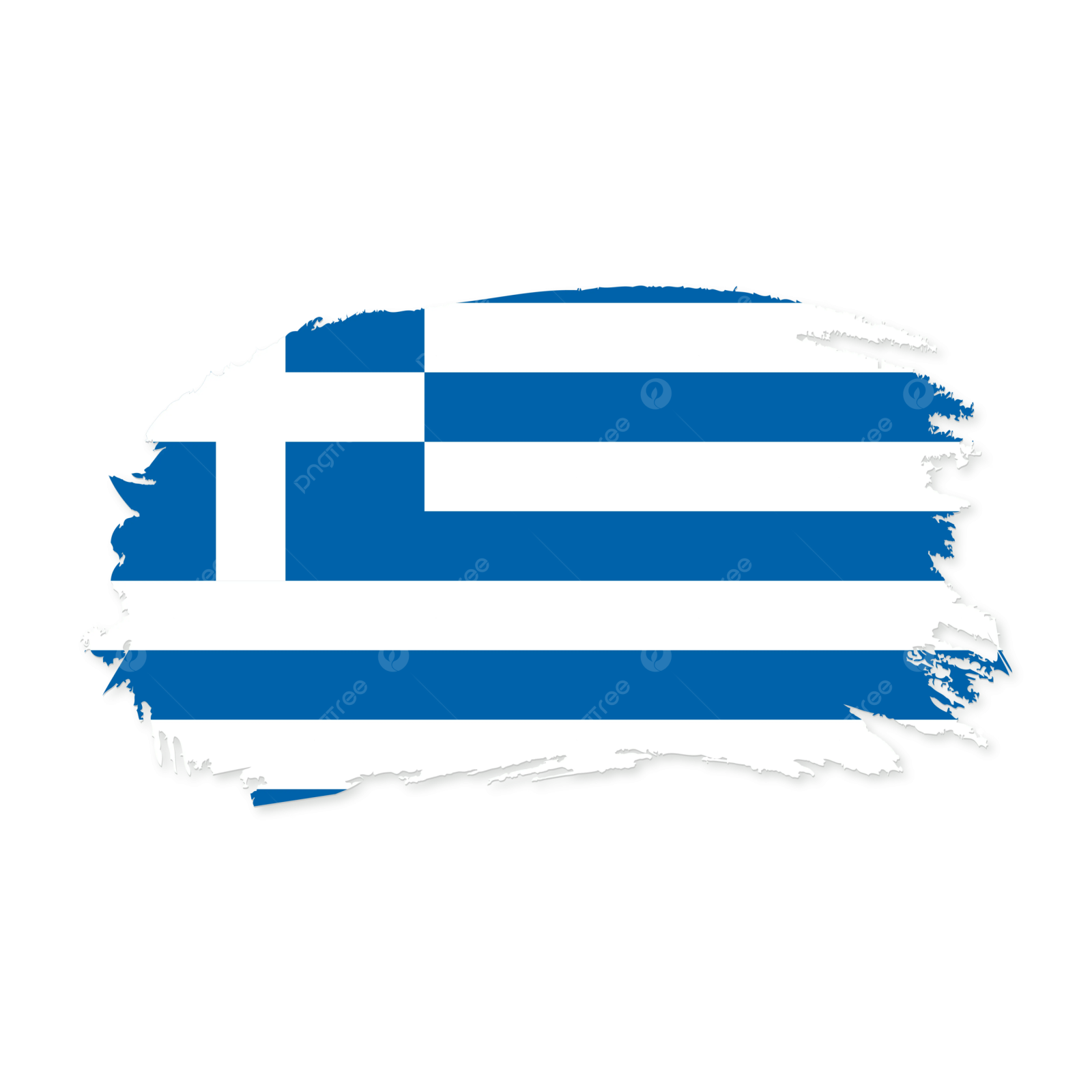 the flag of greece on a white background