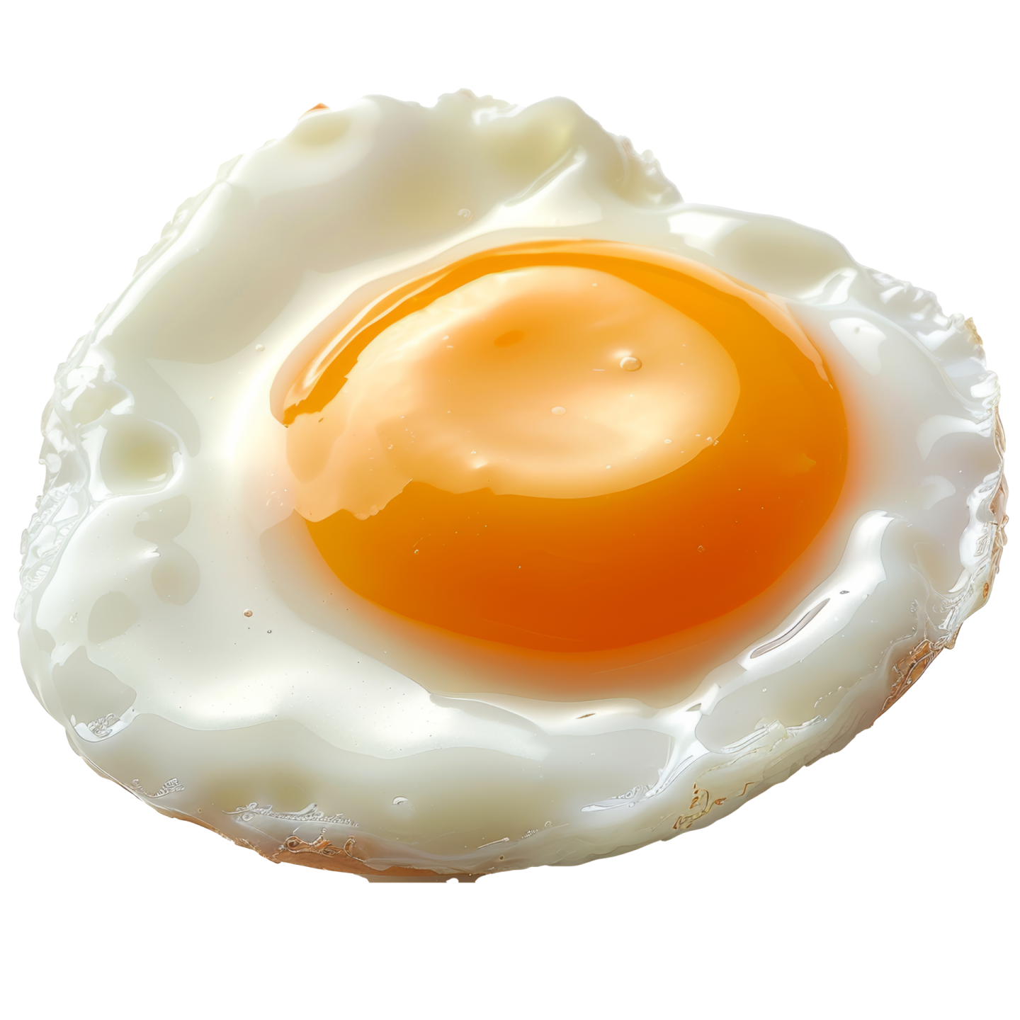 an egg on a white background