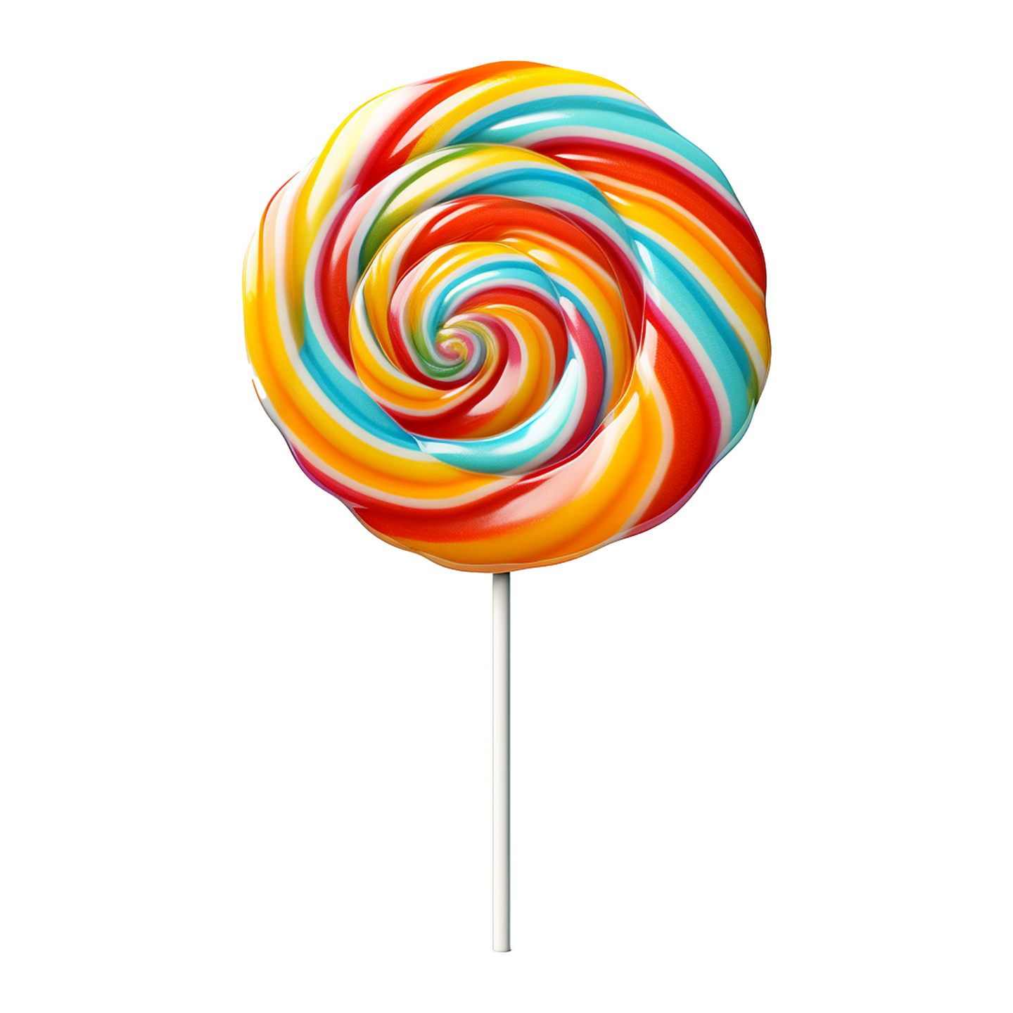 a colorful lobok on a white background