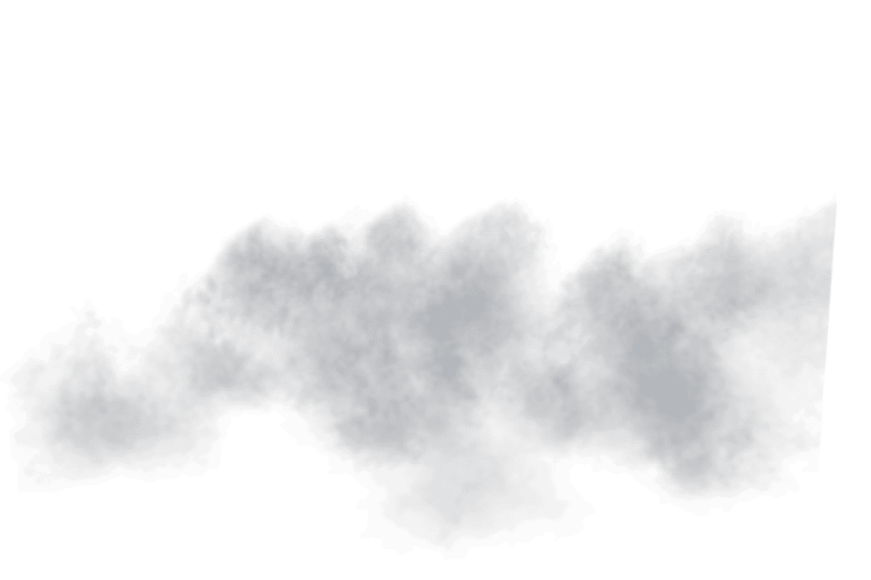 a group of smokes on a white background