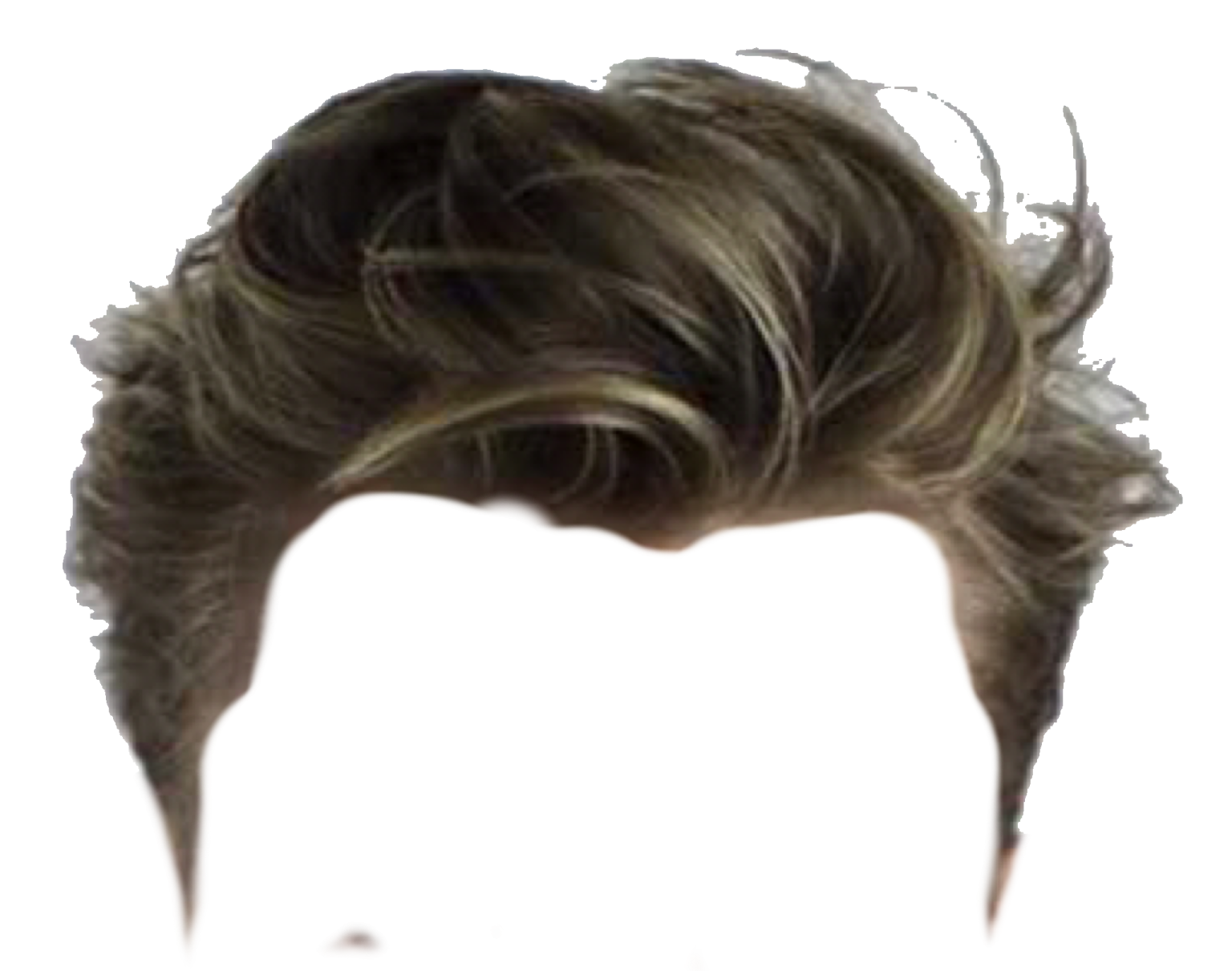 a close up of a man's hair