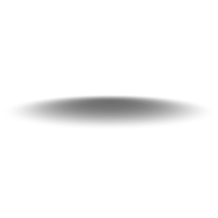 a white circle with a shadow on it