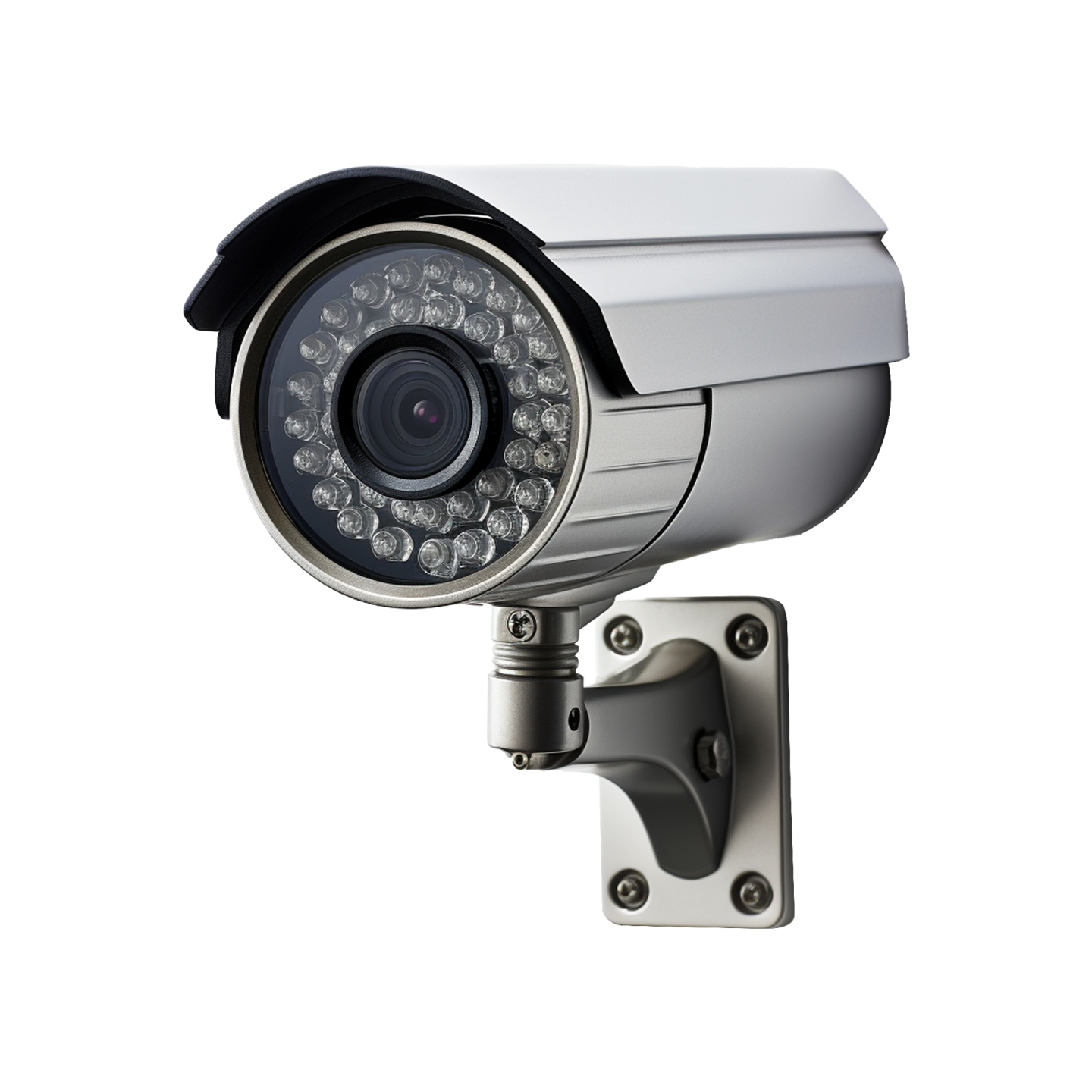 a security camera on a white background