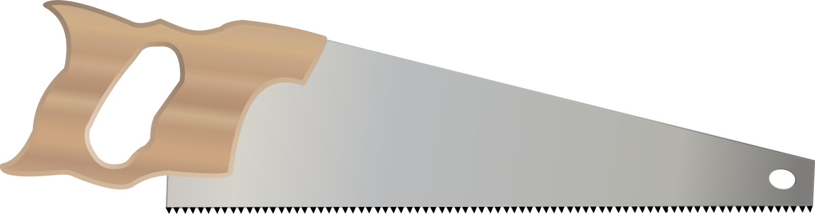 a piece of wood with a saw on it